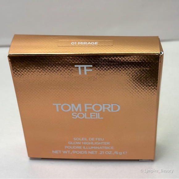 🆕 TOM FORD Soleil De Feu Glow Highlighter in Shade: 01 Mirage NIB - Picture 5 of 9